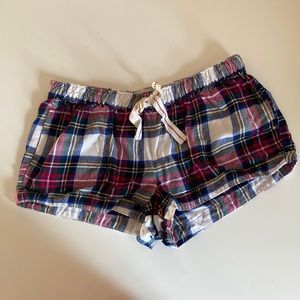 Hollister plaid pajama shorts